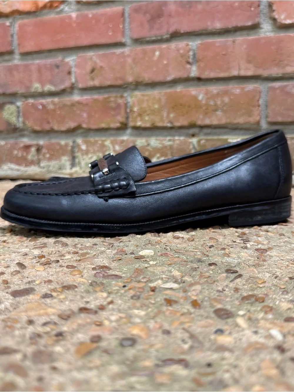 Black Ralph Lauren Women’s Slip-On Loafers
